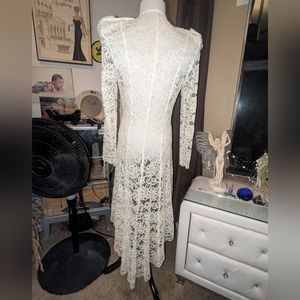 VINTAGE ABSOLUTELY GORGEOUS (Boho, Victorian) WEDDING JACKET.  ONE OF A KIND.